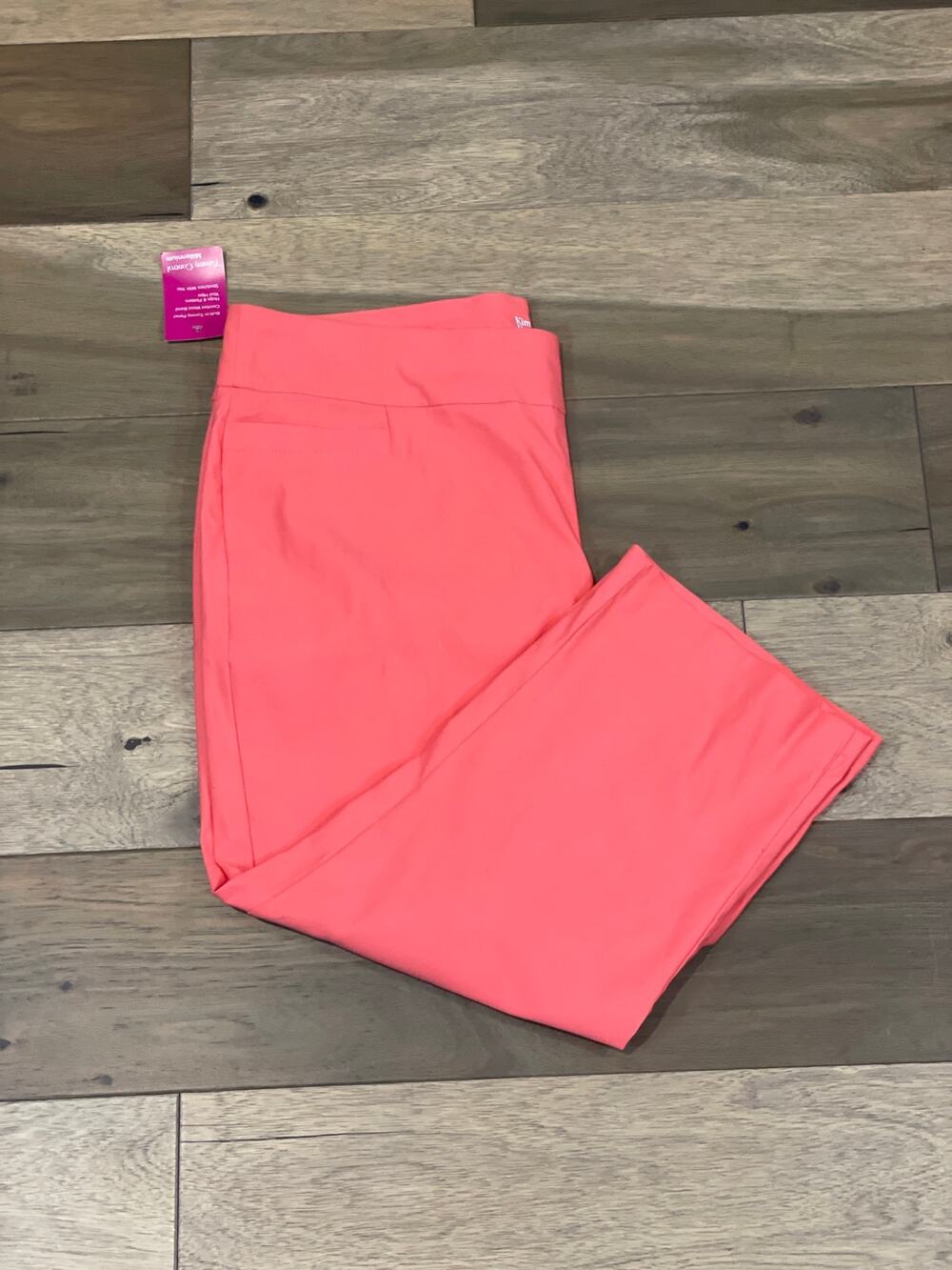 Kim Rogers Cassie Coral Tummy Control Millennium Capri Pull Pants NWT Size 18W
